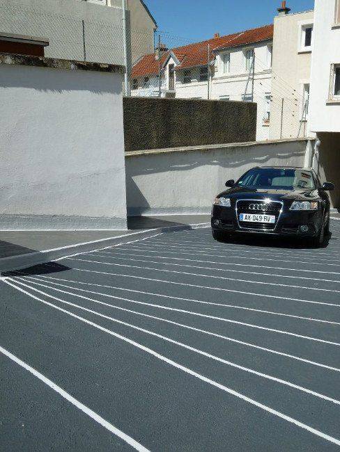 tanchéité résine parking